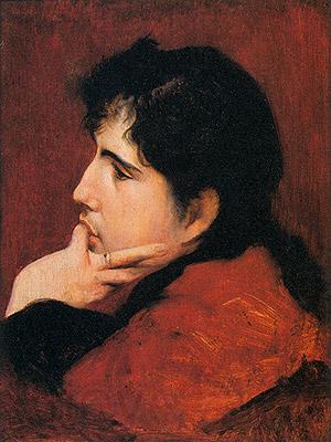 Rodolfo Amoedo Portrait of the artist's sister in law Spain oil painting art